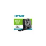 Dymo - labelmanager cassette ruban d1 19mm x 7m - blanc / noir - compatible avec labelmanager et labelwriter ...