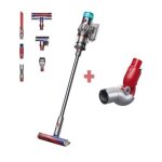 Dyson v12 origin - aspirateur balai sans fil - 545 w - 120 aw - 60 min - gris + adaptateur meuble bas ...