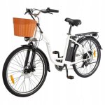 V�lo �lectrique - dyu - c6 - roues 26 - moteur 350w - batterie 36v 12. 5ah - 7 vitesses