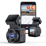 E1 lite dashcam voiture 1080p avant mini wi - fi gps hdr app & commande vocale parking 24h 154 160� g ...