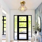 E27 plafonnier industriel tokius suspension luminaire vintage design lustre mtal rtro forme cage 16cm ...