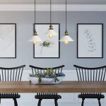 E27 suspension luminaire industrielle 3 lumi�res lustre abat - jour blanc m�tal int�rieur pour salon ...