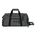 Sac de voyage - eastpak - leatherface s - gris fonc - 55x33x25 cm - 2. 12 kg