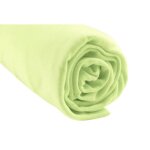 Drap housse - easy dort - 140x190 / 140x200 cm - viscose de bambou - extensible - vert anis Drap housse - easy dort - 140x190 / 140x200 cm - viscose de bambou - extensible - vert anis