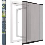 Easy life rideau moustiquaire  lamelles 125 x 240 cm en polyester avec cadre en aluminium pour portes ...