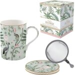 Tisanire - easy life - wild tropical - porcelaine - filtre inox - 350ml