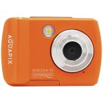 Aquapix w2024 splash orange appareil photo numrique 16 mill. pixel orange tanche