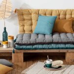 Eazy living coussin de sol 120 x 60 cm dione bleu Eazy living coussin de sol 120 x 60 cm dione bleu