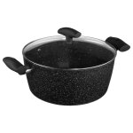 Faitout - eazy living - livio - Ø 28 cm - antiadhésif - effet pierre - tous feux Faitout - eazy living - livio - Ø 28 cm - antiadhésif - effet pierre - tous feux