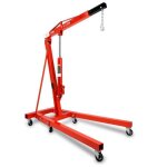 Grue datelier - eberth - 1000 kg - pliable - 6 roulettes - vérin hydraulique robuste Grue datelier - eberth - 1000 kg - pliable - 6 roulettes - vérin hydraulique robuste