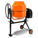 Btonnire lectrique eberth 140l - moteur puissant - cadre en acier robuste