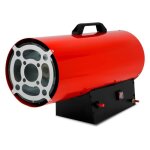 Eberth canon a air chaud g�n�rateur dair chaud chauffage datelier gaz 50kw (tuyau & d�tendeur inclus) ...