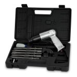 Marteau burineur pneumatique - eberth - 175mm - set de 10 pices - 4500 cps / min - filaire