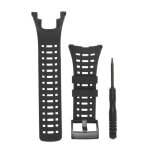 Ebtools accessoire de montre bracelet de montre bracelet en caoutchouc noir pour montre suunto ambit1 ...