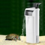 Ebtools filtre de rservoir de tortue 3 en 1 rservoir de tortue deau peu profonde aquarium cascade pompe ...