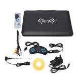 Ebtools lecteur dvd portable 13. 9 po hd lecteur de dvd tv portable r�solution de 800 * 480 �cran lcd ...