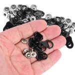 Ebtools rivet de boucle doeillet 100 set lacet crochet d?ring oeillet boucle en laiton chaussure en cuir ...