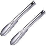 Ecailleur � poisson - marque inconnue - 2 pi�ces - acier inoxydable - design ergonomique - facile � nettoyer ...