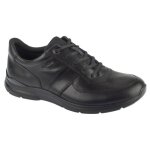Ecco irving gtx ? baskets homme en cuir noir gore?tex lacets