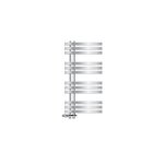 Ecd germany radiateur de salle de bain 500 x 1000 mm sche - serviettes chrome avec kit de montage mural ...