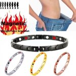 Ecelen or bracelet magnétique pour perte de poids pour hommes et femmes énergie soulagement de la douleur ... Ecelen or bracelet magnétique pour perte de poids pour hommes et femmes énergie soulagement de la douleur ...