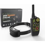 Collier de dressage avec t�l�commande pour chien anti aboiement electrique qualit� militaire bipvibrationchoc ...