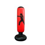 Sac de frappe gonflable 160cm - ecent - rouge - exercice de fitness - soulagement du stress