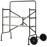 Echafaudage roulant avec garde - corps pliable et ajustable - easywork