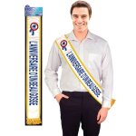 charpe - surprisez vous - anniversaire - bleu - homme - taille unique