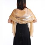 Echarpe - foulard - cheche - snood femme mariage chic charpe chatoyantes dor soire crmonies ftes ...