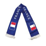 charpe en satin - france - 123 x 15 cm - couleur bleu - mixte - adulte