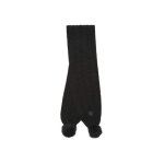 Echarpe guess femme pompon noir acrylic