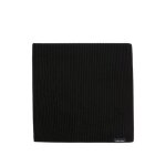 charpe calvin klein classic cotton rib knit noir