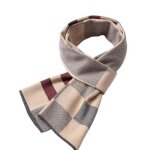 charpe en maille homme - femme  carreaux chaude epais automne hiver - 21