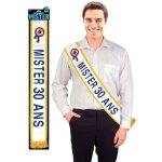 Echarpe mister 30 ans bleue