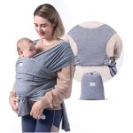 écharpe de portage pour bébé jusqua 15kgréglable unisex - porte bébé multifonctionnel avec 1 renforts ... écharpe de portage pour bébé jusqua 15kgréglable unisex - porte bébé multifonctionnel avec 1 renforts ...