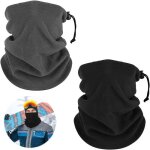 Echarpe tube polaireecharpe tube homme femmecache - cou avec cordonpolaire neck warmerecharpe �lastique ...