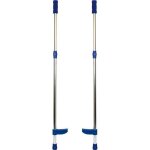 �chasses - aluminium - tige t�lescopique ajustable - repose - pieds en plastique - pour enfants