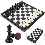 Jeu déchecs - jeu echec - echiquier magnetique - jeu echec voyage - mini échecs - 25 x 25 cmpliablenoir ... Jeu déchecs - jeu echec - echiquier magnetique - jeu echec voyage - mini échecs - 25 x 25 cmpliablenoir ...