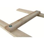 Echelle de toit - outifrance - 3. 30m - bois - section 48x20mm - resserrement des chelons