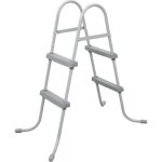 Echelle pour piscine hors - sol - bestway - 84 cm - structure m�tallique anticorrosion