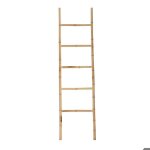 Echelle porte serviettes 5 barreaux 100% bambou - bambou - tendance Echelle porte serviettes 5 barreaux 100% bambou - bambou - tendance