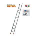 Echelle simple en aluminium facal 8 chelons hauteur 2m50 - haut. travail 3. 55 m genia - gs250