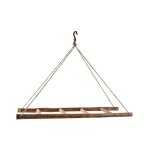 Echelle  suspendre en bois avec crochet