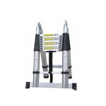 Echelle télescopique multi - fonctions en alu de 5. 60m 18 échelons Echelle télescopique multi - fonctions en alu de 5. 60m 18 échelons
