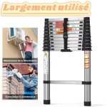 �chelle t�lescopique pliante multifonctionnelle en acier inoxydable de 32 m�tres �chelle t�lescopique ...