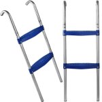 Échelle pour trampoline - 90 cm / 2 marches en plastique accessoire Échelle pour trampoline - 90 cm / 2 marches en plastique accessoire