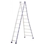 Echelle transformable 2x6 en aluminium - tubesca - platinium 2442106 Echelle transformable 2x6 en aluminium - tubesca - platinium 2442106