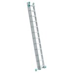 Echelle transformable 3 plans coulissante extensible 12 marches