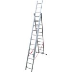 Es03f350 echelle universelle 3 plans adaptable aux escaliers 3 x 12 marches echafaudages stephanois